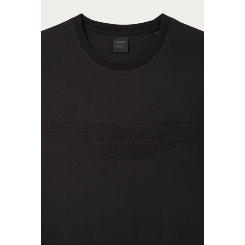 Fashion, accesorii si bijuterii - Barbati - Imbracaminte - Tricouri si bluze barbati - Tricou Hackett London Am Emboss HM500779 S INTL Negru - Infinity.ro