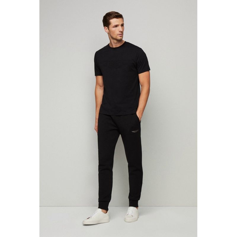 Fashion, accesorii si bijuterii - Barbati - Imbracaminte - Tricouri si bluze barbati - Tricou Hackett London Am Emboss HM500779 L INTL Negru - Infinity.ro