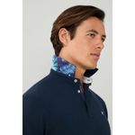 Fashion, accesorii si bijuterii - Barbati - Imbracaminte - Tricouri si bluze barbati - Tricou polo Hackett London Polo Swim Trim Palm XL INTL Bleumarin - Infinity.ro