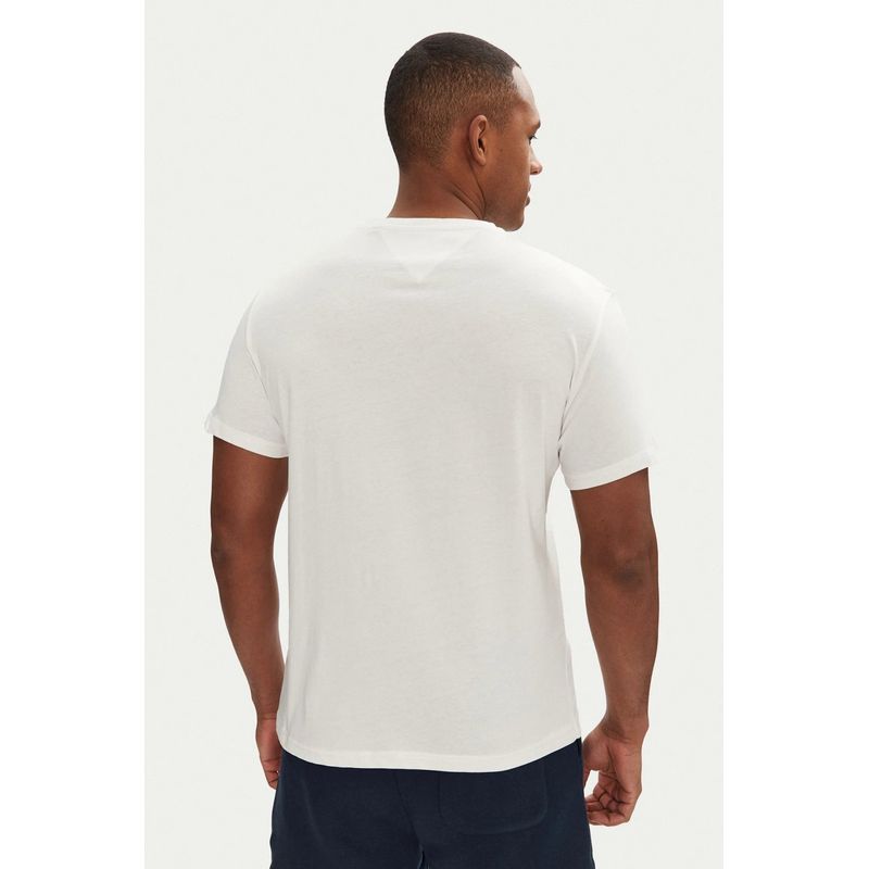 Fashion, accesorii si bijuterii - Barbati - Imbracaminte - Tricouri si bluze barbati - Tricou barbati Tommy Jeans Entry Graphic XL INTL Alb - Infinity.ro