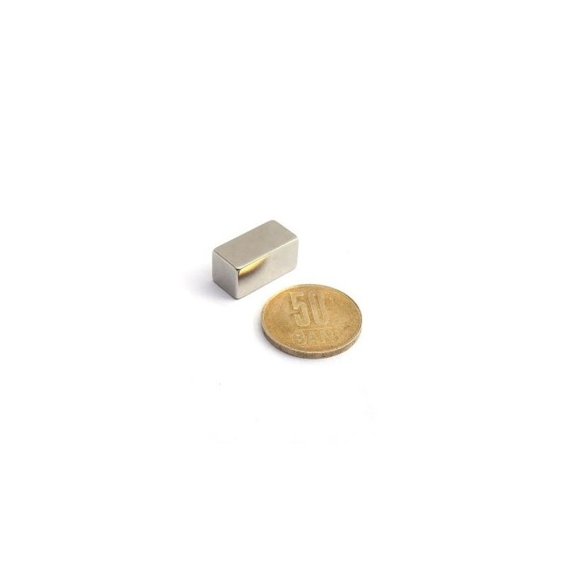Casa si Gradina - Mobilier - Feronerie si accesorii mobila - Magnet foarte puternic, tip bloc, 20 x 10 x 10 mm, gri - Infinity.ro