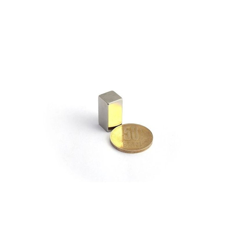 Casa si Gradina - Mobilier - Feronerie si accesorii mobila - Magnet foarte puternic, tip bloc, 20 x 10 x 10 mm, gri - Infinity.ro