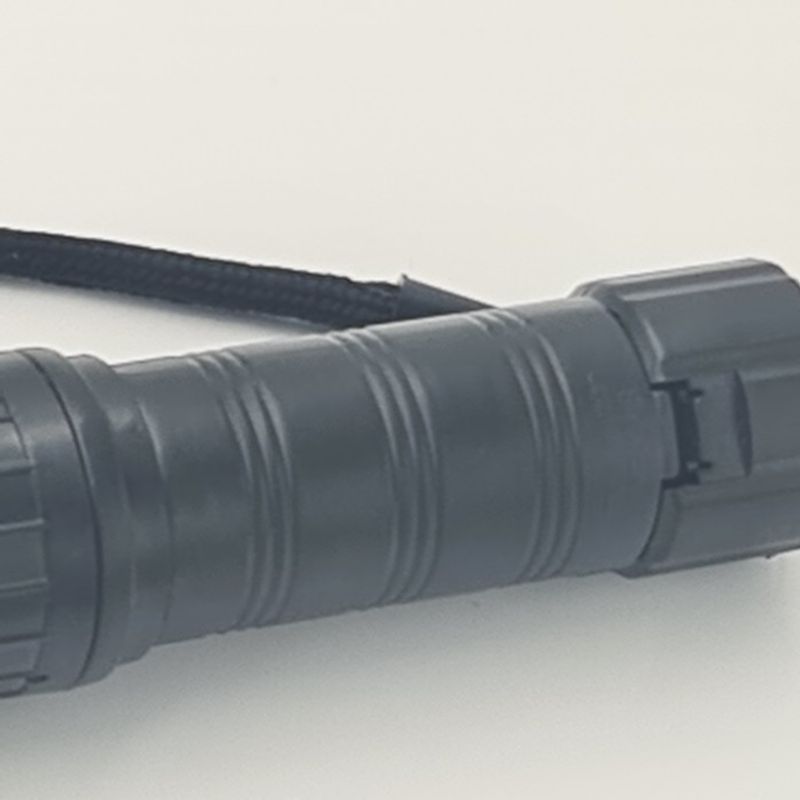 Sport si Outdoor - Camping - Articole solare camping - Lampi si lanterne camping - Lanterna cu led, negru, buton, snur agatare, 11 x 3 cm - Infinity.ro
