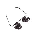 TV, Audio-Video si Foto - Optica, astronomie si metrologie - Optica si astronomie - Lupe si instrumente optice - Ochelari cu lupa ceasornicar de precizie, iluminare LED, marire 20X - Infinity.ro