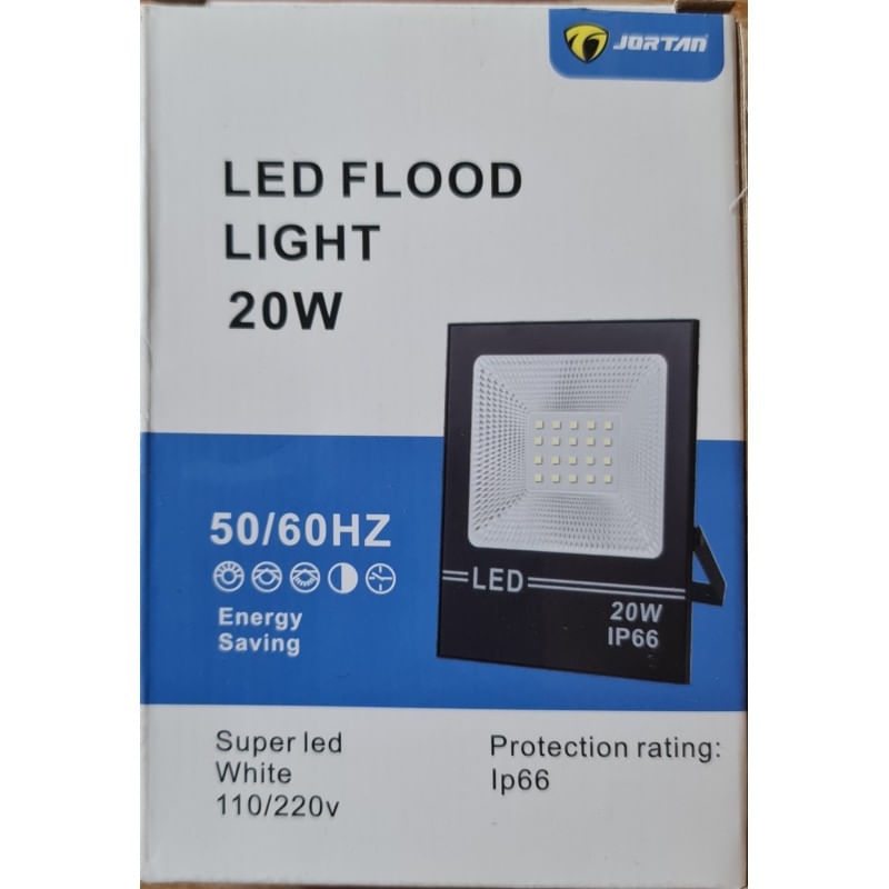 Casa si Gradina - Corpuri si surse de iluminat - Iluminat comercial si industrial - Proiectoare si lampi de lucru - Proiector Led Flood Light, 20W, 20 led, A++, IP66,  lumina alba - Infinity.ro
