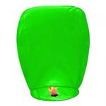Casa si Gradina - Decoratiuni - Decoratiuni petrecere - Lampioane - Lampion zburator, flippy, hartie biodegradabila, verde, 30 x 35 cm - Infinity.ro
