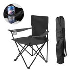 Sport si Outdoor - Camping - Mobilier pentru camping - Scaune camping - Scaun pliabil cu suport din plasa pentru sticle, husa - Infinity.ro