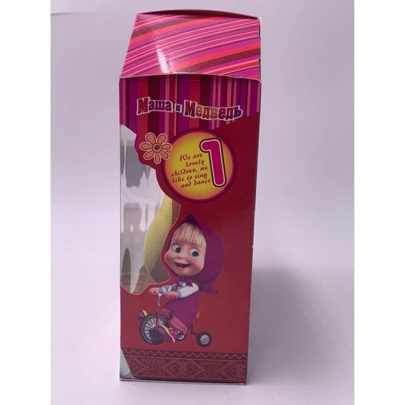 Jucarii, Copii si Bebe - Jucarii si jocuri - Papusi si accesorii - Papusi - Jucarie Papusi Masha si Ursul, Masha cu Scufita rosie cu Buline Albe , Ursul, Plastic, 15 cm - Infinity.ro