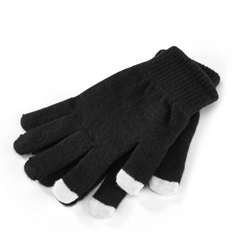 Fashion, accesorii si bijuterii - Barbati - Accesorii barbati - Manusi barbati - Pereche de manusi din plasa sintetica cu varfuri touch - Infinity.ro