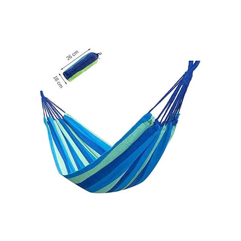 Casa si Gradina - Gradina si terasa - Balansoare si hamace - Hamace si suporturi - Hamac Relaxare Fara Lemn, 190x80 cm, Pentru Curte sau Camping, Usor de Montat, Perfect pentru o Persoană - Infinity.ro