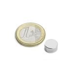 Casa si Gradina - Constructii - Feronerie si accesorii - Suruburi, dibluri si accesorii uz general - Set 6 magneti foarte puternici, gri, disc, simplu, 10mm X 3 mm - Infinity.ro