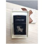 Market - Tutun si tigari - Articole si accesorii tutun - Bricheta Metalica Gravata Zodie Capricorn, Capricorn Zodiac, 3,5 X 5,5 Cm - Infinity.ro