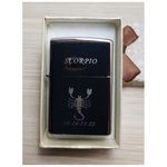 Market - Tutun si tigari - Articole si accesorii tutun - Bricheta Metalica Gravata Zodie Scorpion, Scorpio Zodiac, 3,5 X 5.5 Cm - Infinity.ro