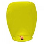 Casa si Gradina - Decoratiuni - Decoratiuni petrecere - Lampioane - Lampion zburator, flippy, hartie biodegradabila, galben, 30 x 35 cm - Infinity.ro