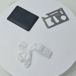 Sport si Outdoor - Accesorii si echipamente sportive - Sporturi extreme si supravietuire - Kituri supravietuire - Kit supravietuire, 3 in 1, card multifunctional, husa, fluier, gri - Infinity.ro