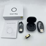 Fashion, accesorii si bijuterii - Barbati - Bijuterii barbati - Inele barbati - Inel Inteligent CalmTotal Mărime 9 – Somn, Stres, Puls, Oxigen, HRV – Variabilitate Ritm Cardiac, pași, calorii, negru - Infinity.ro