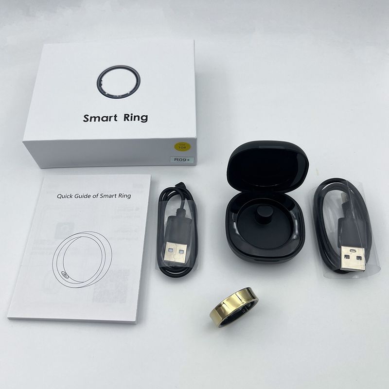 Fashion, accesorii si bijuterii - Barbati - Bijuterii barbati - Inele barbati - Inel Inteligent CalmTotal Mărime 9 – Somn, Stres, Puls, Oxigen, HRV – Variabilitate Ritm Cardiac, pași, calorii, negru - Infinity.ro