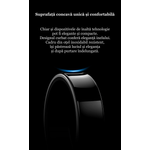 Fashion, accesorii si bijuterii - Barbati - Bijuterii barbati - Inele barbati - Inel Inteligent CalmTotal Mărime 9 – Somn, Stres, Puls, Oxigen, HRV – Variabilitate Ritm Cardiac, pași, calorii, negru - Infinity.ro