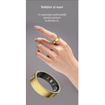 Fashion, accesorii si bijuterii - Barbati - Bijuterii barbati - Inele barbati - Inel Inteligent CalmTotal Mărime 9 – Somn, Stres, Puls, Oxigen, HRV – Variabilitate Ritm Cardiac, pași, calorii, negru - Infinity.ro