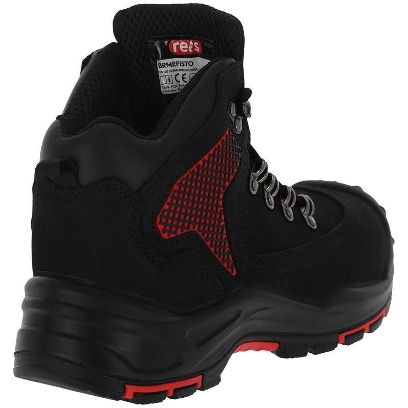 Casa si Gradina - Constructii - Echipamente de lucru - Incaltaminte protectia muncii - Bocanci de lucru piele nubuk, Reis, S3L SR FO HRO ,BrMefisto Negru 42 - Infinity.ro