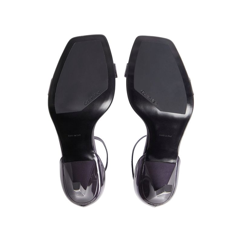 Fashion, accesorii si bijuterii - Femei - Incaltaminte femei - Sandale femei - Sandale Calvin Klein Geo Stil Square Sandal 90-Pearl HW0HW01993 37 EU Albastru ultramarin - Infinity.ro