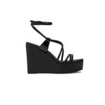 Fashion, accesorii si bijuterii - Femei - Incaltaminte femei - Sandale femei - Sandale Calvin Klein Wedge Sandal 70 Lth HW0HW01952 37 EU Negru - Infinity.ro