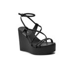 Fashion, accesorii si bijuterii - Femei - Incaltaminte femei - Sandale femei - Sandale Calvin Klein Wedge Sandal 70 Lth HW0HW01952 37 EU Negru - Infinity.ro