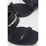Fashion, accesorii si bijuterii - Femei - Incaltaminte femei - Sandale femei - Sandale Calvin Klein Heel Sandal 45 Met Bar Lth HW0HW02012 36 EU Negru - Infinity.ro