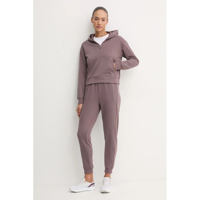 Fashion, accesorii si bijuterii - Femei - Imbracaminte femei - Pantaloni femei - Pantaloni trening dama Calvin Klein Performance 00GWF4P601 XS INTL Maro taupe - Infinity.ro