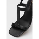 Fashion, accesorii si bijuterii - Femei - Incaltaminte femei - Sandale femei - Sandale Leather Tommy Hilfiger Block Heel Sandal FW0FW08532 39 EU Negru - Infinity.ro
