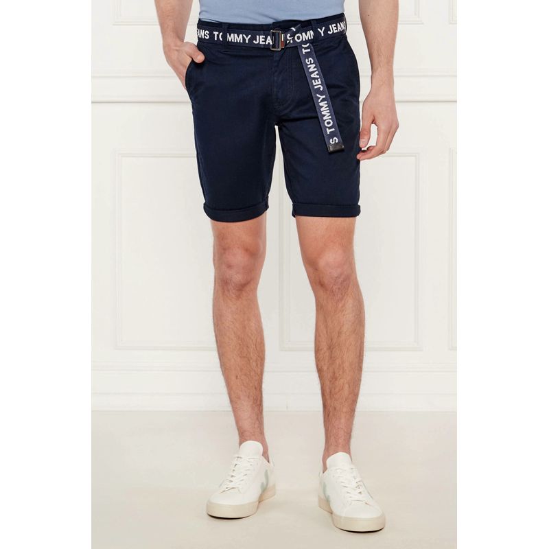 Fashion, accesorii si bijuterii - Barbati - Imbracaminte - Pantaloni barbati - Pantaloni scurti SCANTON Tommy Jeans  DM0DM21950 32 US Bleumarin - Infinity.ro