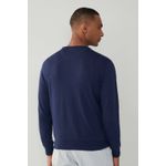 Fashion, accesorii si bijuterii - Barbati - Imbracaminte - Pulovere barbati - Pulover barbati Hackett London din bumbac si matase XL INTL Bleumarin - Infinity.ro