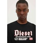 Fashion, accesorii si bijuterii - Barbati - Imbracaminte - Tricouri si bluze barbati - Tricou barbati Diesel din bumbac T-ADJUST-K1 XL INTL Negru - Infinity.ro