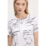 Fashion, accesorii si bijuterii - Femei - Imbracaminte femei - Tricouri si topuri femei - Tricou dama Desigual din bumbac MICKEY SKETCH Alb S INTL - Infinity.ro