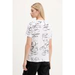 Fashion, accesorii si bijuterii - Femei - Imbracaminte femei - Tricouri si topuri femei - Tricou dama Desigual din bumbac MICKEY SKETCH XL INTL Alb - Infinity.ro