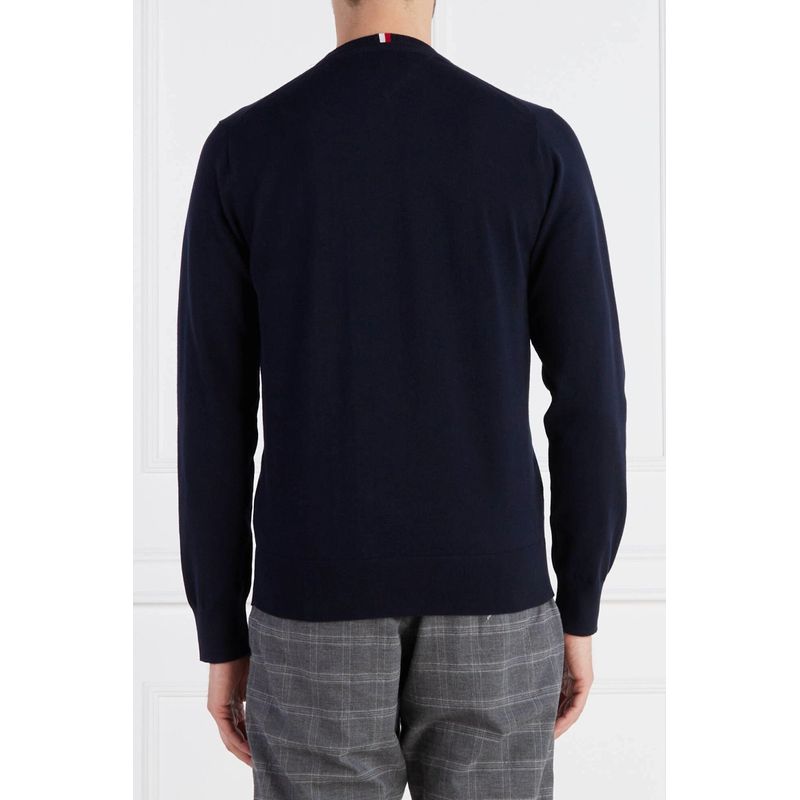 Fashion, accesorii si bijuterii - Barbati - Imbracaminte - Pulovere barbati - Pulover barbati Tommy Hilfiger 1997 CREW NECK SWEAT 2XL INTL Negru - Infinity.ro