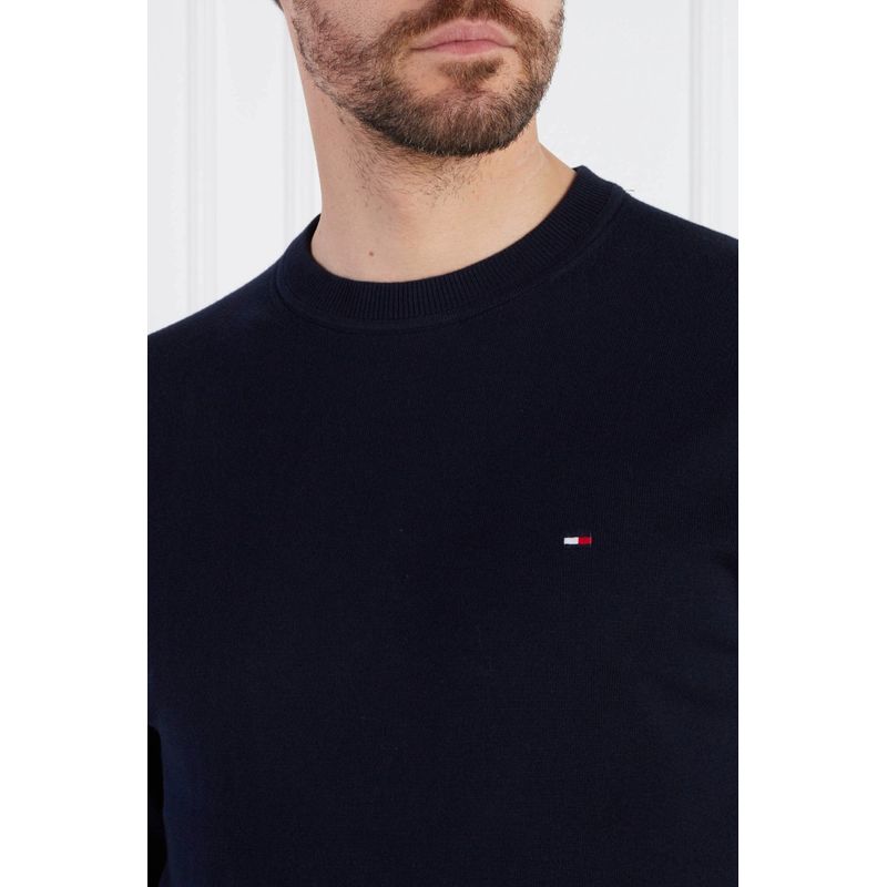 Fashion, accesorii si bijuterii - Barbati - Imbracaminte - Pulovere barbati - Pulover barbati Tommy Hilfiger 1997 CREW NECK SWEAT 2XL INTL Negru - Infinity.ro