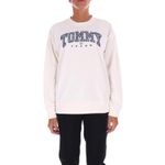 Fashion, accesorii si bijuterii - Femei - Imbracaminte femei - Hanorace femei - Hanorac dama Tommy Jeans Prep Explorer Crew DW0DW18380 M INTL Crem - Infinity.ro