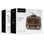 TV, Audio-Video si Foto - Portabile audio - Radio - Radio portabil analog AM /FM /SW 5W 185x77.5x150mm Kruger&atz KM0833 - Infinity.ro