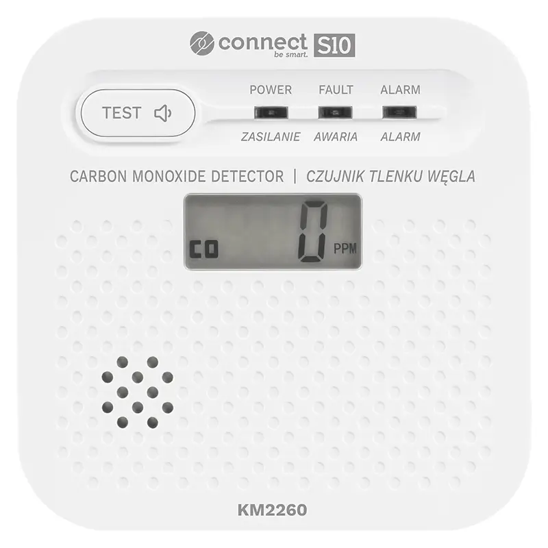 Casa si Gradina - Electrice - Smart Home - Control acces si accesorii - Senzor detector de gaz monoxid de carbon CONNECT S10 Wi-Fi TUYA Kruger&Matz KM2260 - Infinity.ro