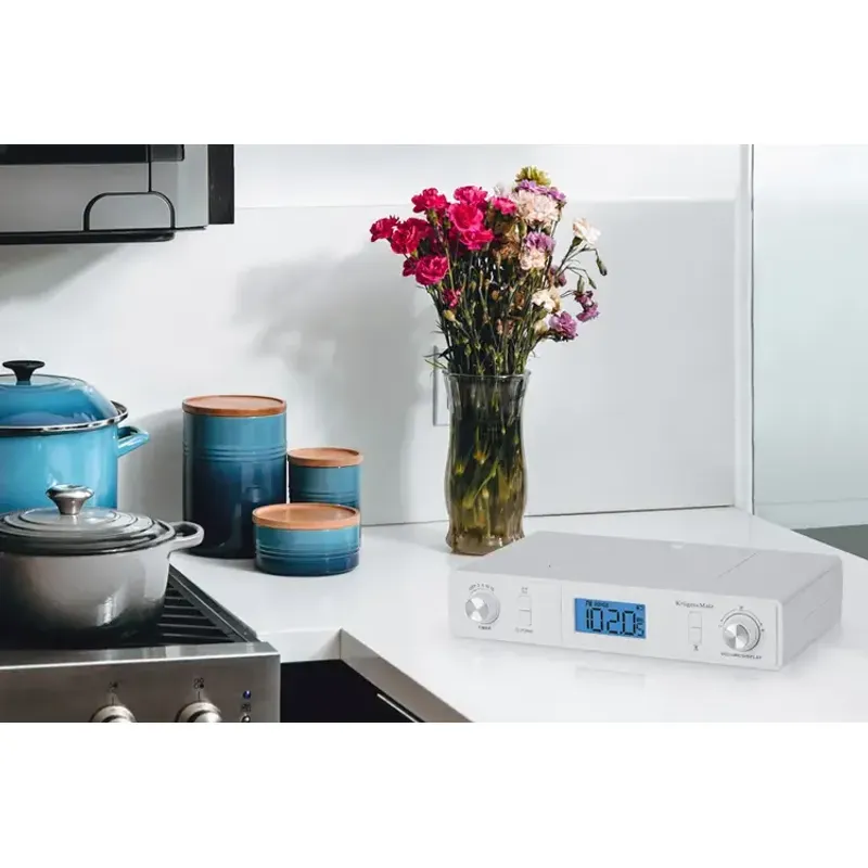 TV, Audio-Video si Foto - Portabile audio - Radio - Radio bucatarie FM Bluetooth Ceas Kruger&Matz KM0817 - Infinity.ro