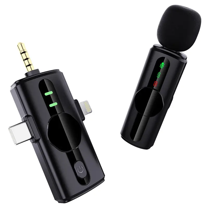 PC, gaming si accesorii - Periferice PC - Microfoane PC - Microfon lavaliera wireless 3in1 3.5mm /USB-C /Ligtning Platinet PLMM11 - Infinity.ro