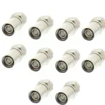 TV, Audio-Video si Foto - Accesorii TV si audio - Set 10 mufe F cu sertizare RG6 7mm cu inel cauciuc WELL FC-100-WL-10 - Infinity.ro