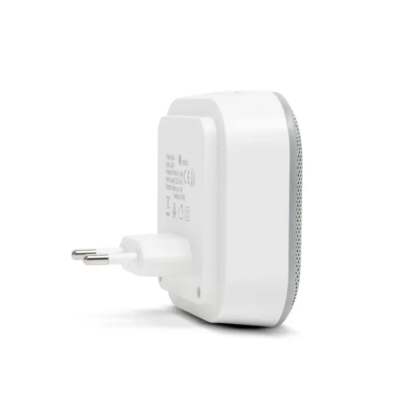 Casa si Gradina - Electrice - Accesorii electrice - Sonerii electrice - Sonerie si lumina de noapte fara fir si fara baterii 2in1 Kinetic cu 2x Sonerii exterioare alb delight 55346WH-2 - Infinity.ro