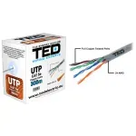 PC, gaming si accesorii - Retelistica - Cabluri si accesorii - Cablu TED Wire Expert UTP Cat5e cupru integral 20m TED002495-1 - Infinity.ro