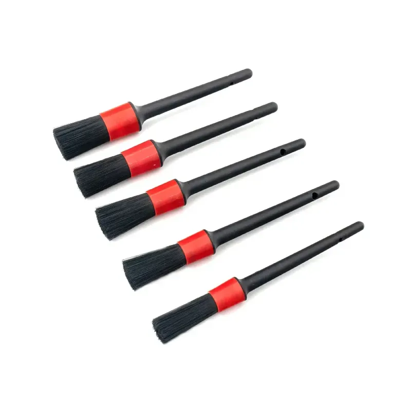 Auto si Moto - Intretinere auto - Produse curatare auto - Set 5 pensule profesionale detailing interior/exterior auto Carguard PER001 - Infinity.ro