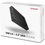 PC, gaming si accesorii - Componente PC - Componente - Hard Disk-uri - Rack Extern AXAGON EE35-XA3 USB 3.0 SATA 3.5" aluminiu negru - Infinity.ro