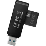 TV, Audio-Video si Foto - Aparate foto si accesorii - Accesorii foto si video - Card reader - Cititor carduri AXAGON CRE-S2N USB 3.2 tip-A slim la SD /microSD - Infinity.ro