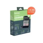 Casa si Gradina - Electrice - Accesorii electrice - Baterii, acumulatori si incarcatoare - Incarcator Ni-MH AA /AAA /9V Uniross UCU009A + 4x AA 2100mAh - Infinity.ro