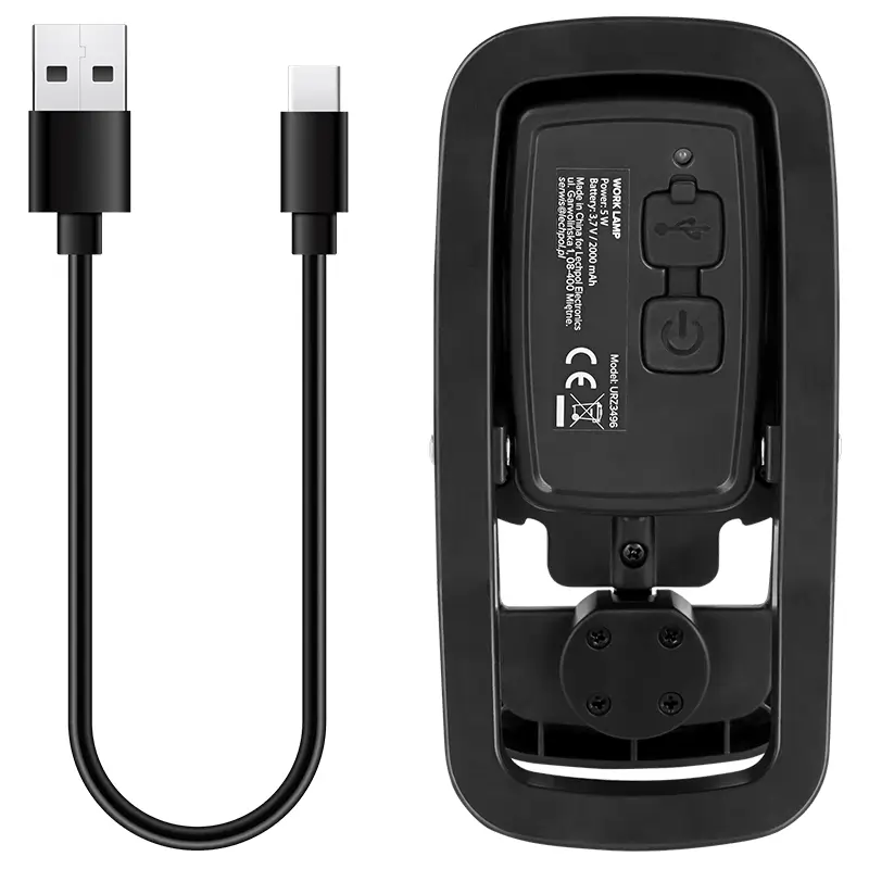 Casa si Gradina - Corpuri si surse de iluminat - Iluminat exterior - Lanterne - Lampa atelier LED COB 5W cu acumulator Li-Ion REBEL URZ3496 - Infinity.ro